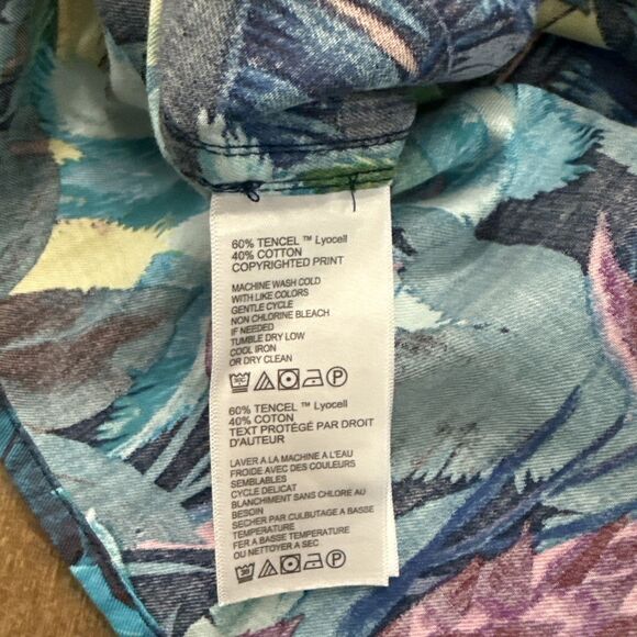 Tommy Bahama Short Sleeve Shirt All Over Print Fuego Palms Rayon Camp Casual XXL - Picture 12 of 15